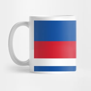 England 1980 Euro Home White, Blue, Red Mug